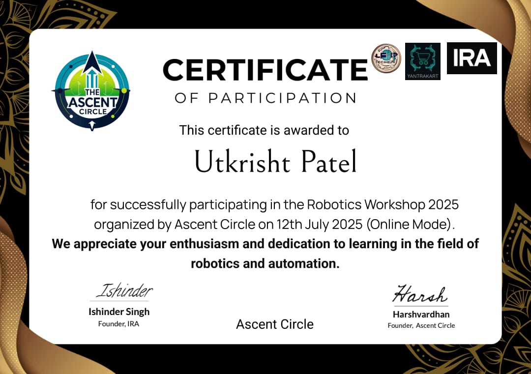 Certificate Preview