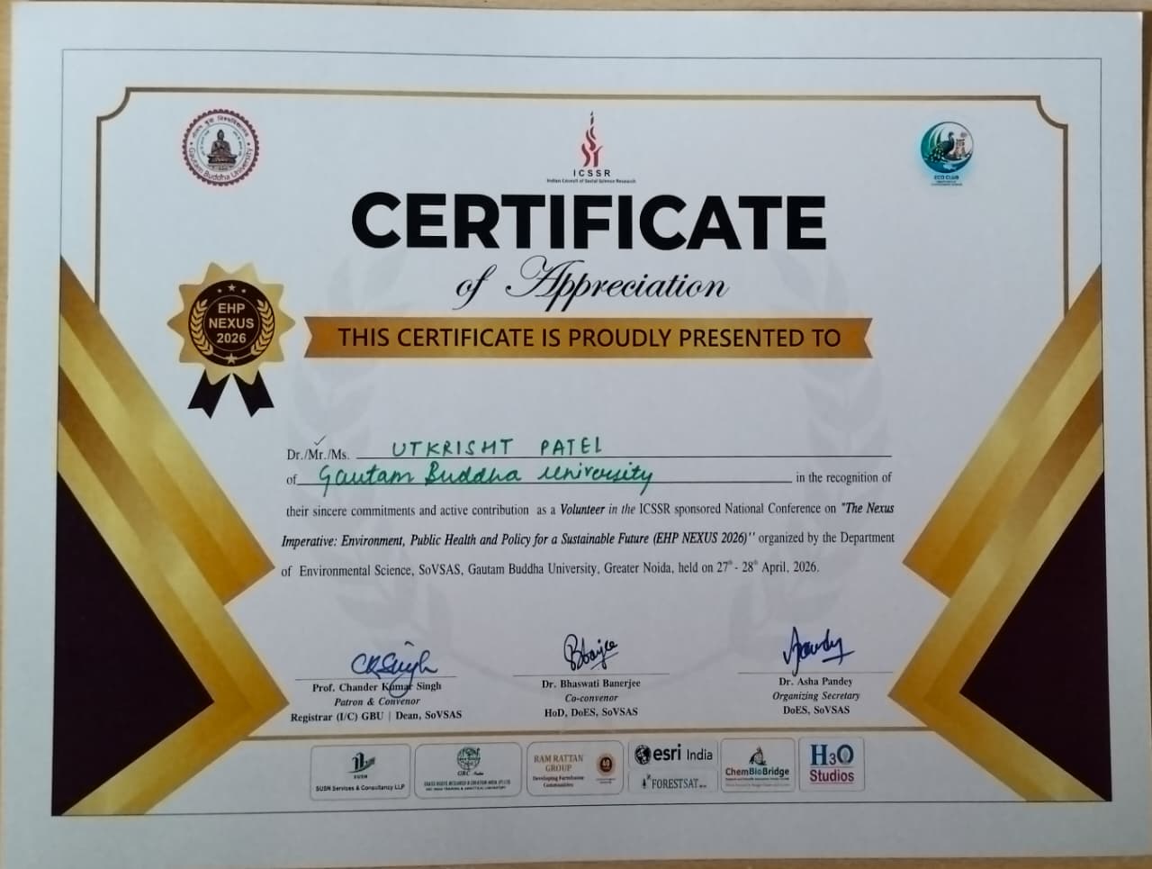 Certificate Preview